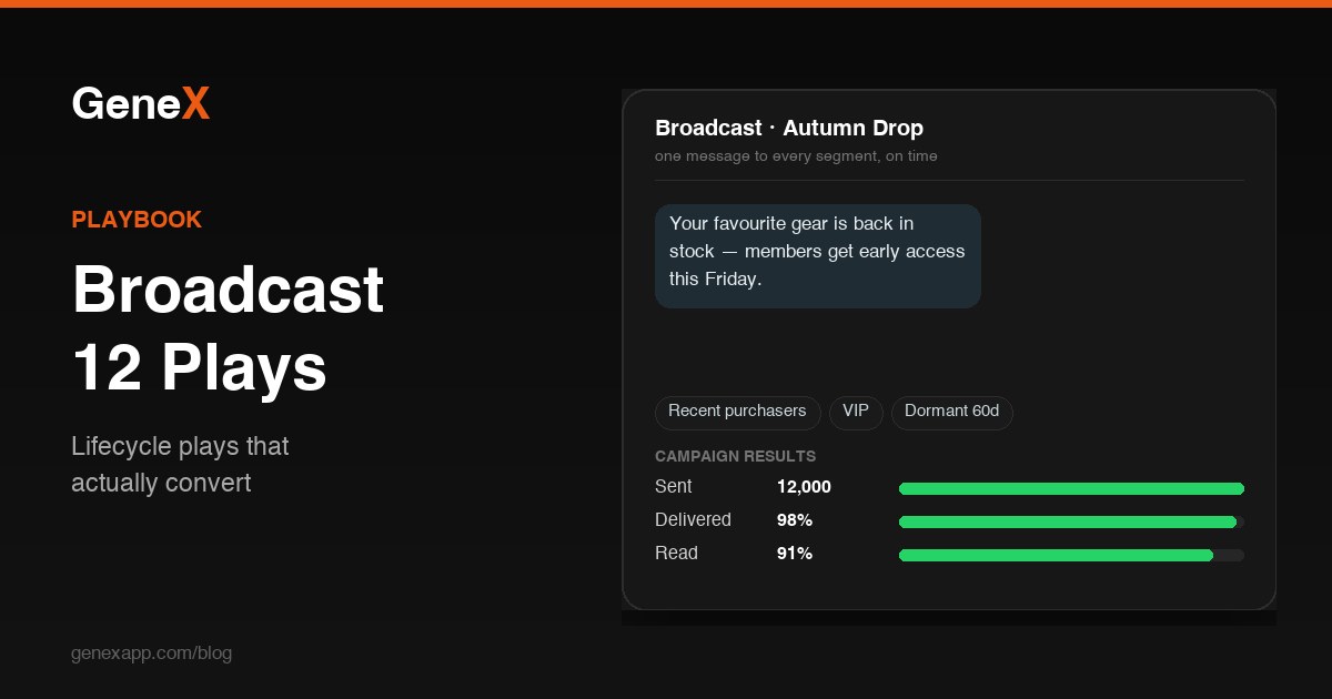 WhatsApp Broadcast Best Practices: 12 Plays That Actually Convert